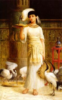 埃德溫 朗斯登 朗 Alethe Attendant of the Sacred Ibis in the Temple of Isis at
